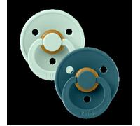 Sucettes BIBS 0 mois+ Colour 2 Pack - Nordic Mint/Forest Lake