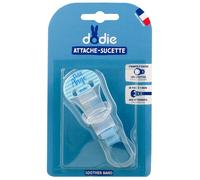 Sucettes-Dodie Attache-Sucette Ruban Spécial Sucette avec Anneau (Couleur : Bleu)