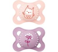 Sucettes-MAM 2 Sucettes Original Nature 2 à 6 Mois (Modèle : Mouton et Lapin)