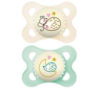 Mam Pack Original Nuit Sucette Silicone 2-6m 2 Unités