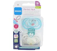 Sucettes-Sucettes MAM Perfect Nuit 18 Mois et + (Modèle : Papillon et Étoile)