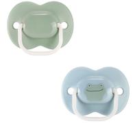 Sucettes - TOMMEE TIPPEE - ANYTIME - 6-18 mois - Lot de 2 sucettes symétriques sans BPA - Capsule de stérilisation réutilisab