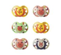 Sucettes - TOMMEE TIPPEE - FUN - 6-18 mois - Lot de 6 - Forme Orthodontique Symétrique - Silicone sans BPA