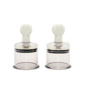 Suceur De Téton Extra Fort Transparent, Ventouse Clitoris, Pinces À Tétons, Stimulation Du Sein, Ensemble Jouets Sexuels, Boules Vaginales, Tire-lait For Femmes (lot 2, XXL)
