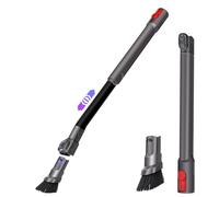Suceur plat flexible pour Dyson Outsize V15 V12 Slim V11 V10 V8 V7 Gen5detect Pièces de rechange Longue buse plate Accessoires d'aspirateur Brosse à joints extensible pour les coins, les crevasses
