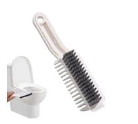 Suceur plat - Outil de nettoyage de salle de bain, brosse les petits espaces avec technologie de poils ultra fins, brosse à récurer les espaces étroits, nettoyeur de joints détaillé, outils manuels de