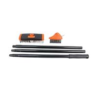 Suceur plat pour enlever l' - Acier - Outils de nettoyage de jardinage multifonctions - Brosse en fil d'acier pour pelouse, cour, , trottoir, patio, porche, terrasse,