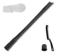 Suceur plat universel flexible de 48,3 cm et brosse pour nettoyer les poils d'animaux de compagnie, convient aux tuyaux de raccordement de 3,2 cm ou 4,5 cm aide à nettoyer les toiles d'araignée sur le