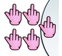 Suceurs de doigts mignons - Accessoires décoratifs en acrylique pour doigts | Kit d'ornement avec base adhésive pour portes, voitures, miroirs, décoration de maison amusante, présentoirs muraux