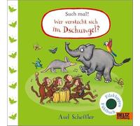 Such mal! Wer versteckt sich im Dschungel?: Fühlbuch mit Filzklappen