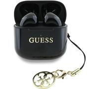 Słuchawki Tws Guess Glossy Effect Printed Classic Logo & Charm Czarny