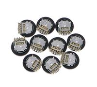 SUCHUANGUANG 10 pièces B103 16x2mm 10 K Ohm Double Cadran Conique Volume Roue Duplex potentiomètre Roue Duplex potentiomètre