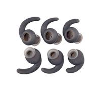 SUCHUANGUANG 3 Paires S/M/L Universel Silicone Bluetooth écouteurs Couverture avec Crochet d'oreille pour Sport Bluetooth Casque écouteur Gris Silicone écouteur Embout