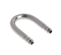 SUCHUANGUANG Aquarium Tube Air Fish Tank U Forme Acier Inoxydable CO2 Oxygène Aérateur Connecteur Lentille Anneau
