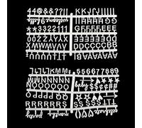 SUCHUANGUANG Caractères pour Tableau de Lettres en Feutre utilisé comme Clips Photo pour Autocollant de Message de Tableau de Lettres modifiable