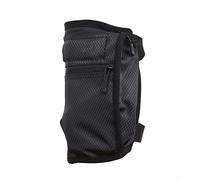 SUCHUANGUANG Ceinture d'argent de Jambe de Voyage Carte de sécurité Argent ID Passeport Portefeuille Cacher Le Sac de sécurité pour M Noir