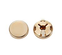 SUCHUANGUANG Couvercle de Bouton de Manchette Rond en Laiton 1 Paire de Boutons de Manchette d'imitation pour Chemise Formelle de Mariage pour Hommes Or
