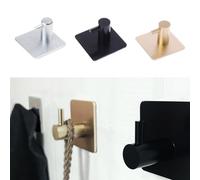 SUCHUANGUANG Crochet de Porte Mural Auto-adhésif pour Porte-clés Porte-Serviettes de Cuisine Alun Noir