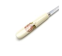 SUCHUANGUANG Cuillère à Manche en Céramique Cuillères à Café à Dessert en Acier Inoxydable Cuillère à Crème Glacée Fourchette Cuillère