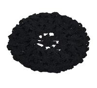 SUCHUANGUANG Femmes Main Crochet Béret Cap Couleur Unie Creux Floral Vintage Peintre Chapeau Béret Cap