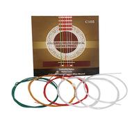 SUCHUANGUANG Lot de 6, Cordes de Guitare Classique IRIN C105 Noyau en Nylon Cordes enroulées en Alliage de cuivre Enduit coloré