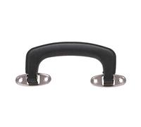 SUCHUANGUANG Poignées de Bagage en Plastique Noir Portable, Fixation Rétractable et Mécanisme d'Attache de Sécurité, 1 Unité