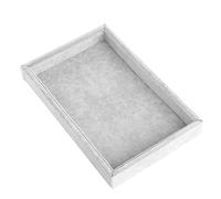 SUCHUANGUANG Stackable Jewelry Trays Inserts Velvet Catch All Jewelry Display Tray Case Display Stand