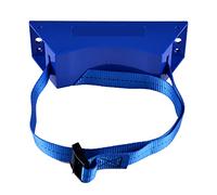 SUCHUANGUANG Support Mural pour Bouteille Support de Bouteille de Gaz en Plastique ABS Support de Bouteille de Gaz avec Vis et Sangle en Nylon Bleu