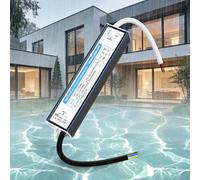 SUCIKORIO 24V 100W Alimentation LED Driver Extérieur Etanche IP67, 220V 24V AC 100W 4,2A LED Transformateur Ultra Fin LEDs Transfo Alimentation à Découpage Convertisseur De Tension AC à DC Pour LEDs