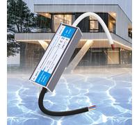 SUCIKORIO 24V 24W Alimentation LED Driver Extérieur Etanche IP67, 220V 24V AC 24W 1A LED Transformateur Ultra Fin LEDs Transfo Alimentation à Découpage Convertisseur De Tension AC à DC Pour LEDs