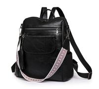 SUCIKORIO Petit Sac a Dos Cuir Femme Vintage, 2 en 1 Sacs à Main Portés Dos Femme Imperméable Cuir Sac à Dos élégant Plusieurs Poches Sac a Dos Antivol pour le Loisir, Voyage