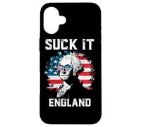 Suck It England American Flag Funny 4th of July Patriotic Coque pour iPhone 16 Plus