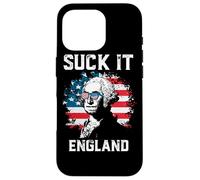 Suck It England American Flag Funny 4th of July Patriotic Coque pour iPhone 16 Pro