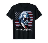 Suck it England Funny 4th of July George Washington 1776 T-Shirt