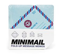 SUCK UK Bloc-notes | Mini enveloppes pour notes/messages & notes | Bloc-notes au design classique vintage postal aérien.