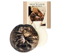 Suck UK Bouillotte en forme de chat pour soulager la douleur menstruelle et le cou | Bouteille en peluche en forme d'animal | Cadeaux pour les amoureux des chats et les femmes