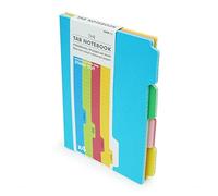 Suck UK Carnet A5 avec intercalaires | Cahier d'exercice avec onglets d'annotation | Lot de 4 carnets A5 | Carnet d'étude et papeterie de révision | Carnet de notes et cahiers scolaires | Couleur