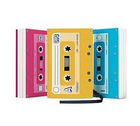 Suck UK Cassette Tape Notebook Multicolore 6,4 x 10,1 x 2,8 cm