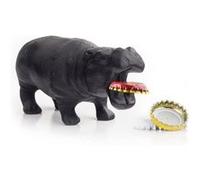 Suck UK décapsuleur hippopotame 12 x 15,5 cm fonte noire G