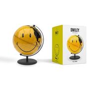 Suck UK Globe Smiley | Globes de terre et accessoires de bureau à domicile | Décoration de bureau souriante et accessoires de bureau | Ornements inhabituels pour la maison et les décorations de bureau