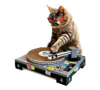 SUCK UK Grattoir pour Chat en Forme de Platine de DJ