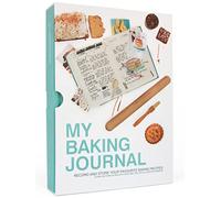 Suck UK Journal intime My Life Story pour Anniversaire, Anniversaire de Mariage My Baking Journal Bleu