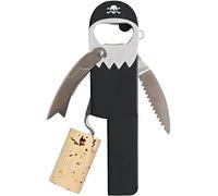 Suck UK | Ouvre-Bouteille Pirate | Tire-Bouchon & Coupe-Capsule pour Vin | Accessoires de Maison Originaux | Cadeaux d'Ouvre-Bouteille Pour Lui | Cadeaux Originaux | Cadeau Bière Drôle & Cadeaux Bière
