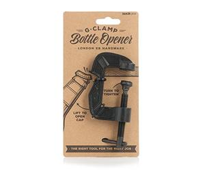 SUCK UK Serre-Joint Décapsuleur Fonte Noir 11 x 2 x 6 cm