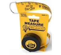 Suck UK Tape Measure | Retractable Measuring Tape | 10ft Auto Lock | Metric & Imperial Measurements | DIY Tools | Home & Workshop