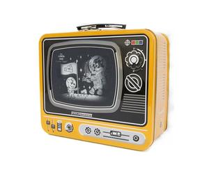 Suck UK TV Boîte à déjeuner rétro en métal pour garçon Jaune