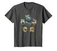Sucker Punch Circles T-Shirt, Enfant, Asphalte, 3 Ans