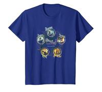 Sucker Punch Circles T-Shirt, Enfant, Bleu Royal, 3 Ans