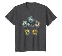 Sucker Punch Circles T-Shirt, Enfant, Chiné Foncé, 3 Ans