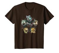 Sucker Punch Circles T-Shirt, Enfant, Marron, 3 Ans